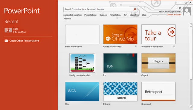 Template keren untuk powerpoint 2007 pc