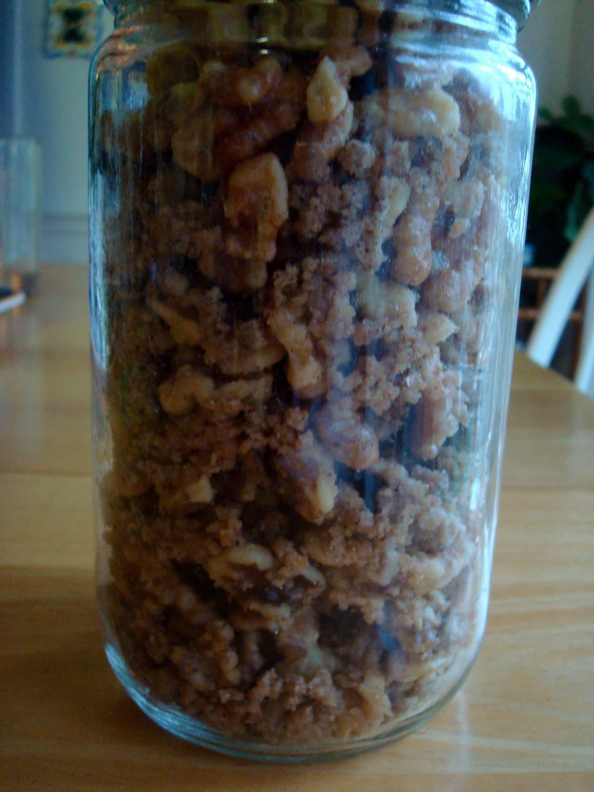 chacha's gluten free kitchen Vanilla Glazed Walnuts with Sea Salt