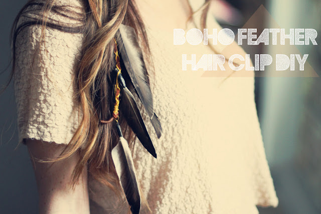 Boho Feather Hair Clip DIY — Sincerely, Kinsey