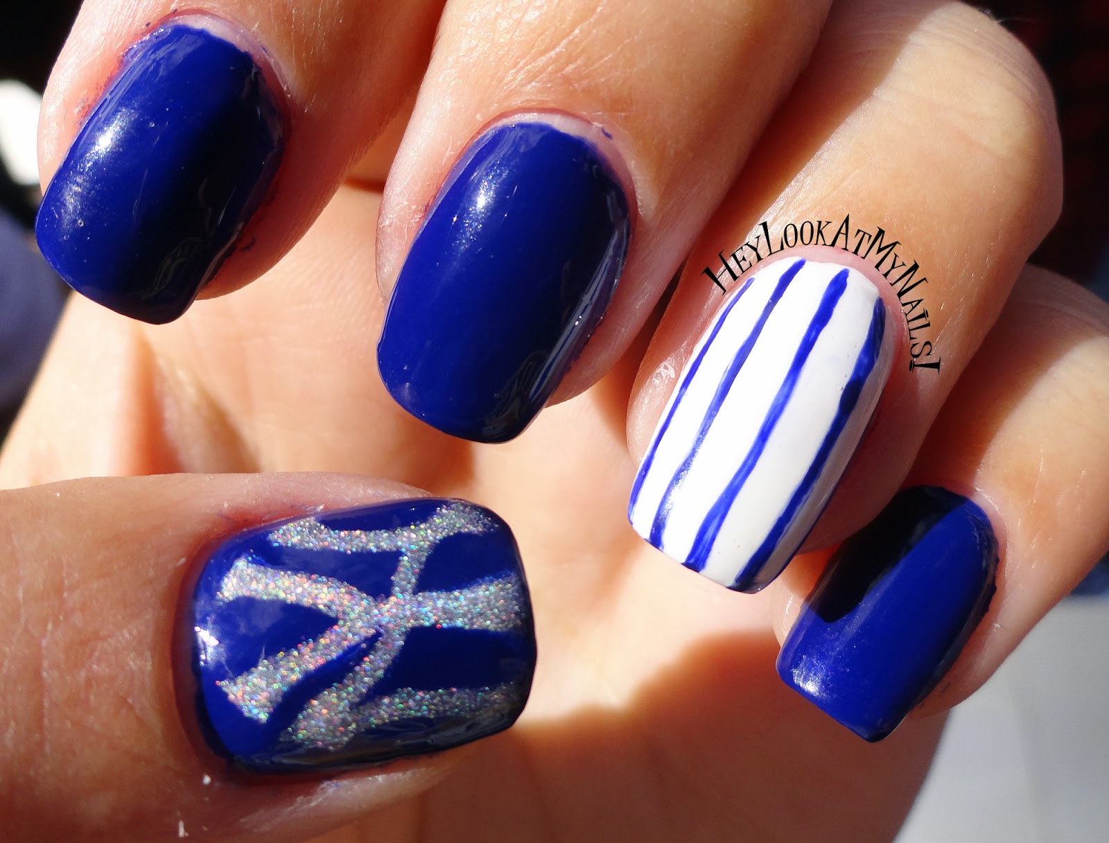 2. How to Create a Yankees Pinstripes Nail Design - wide 8