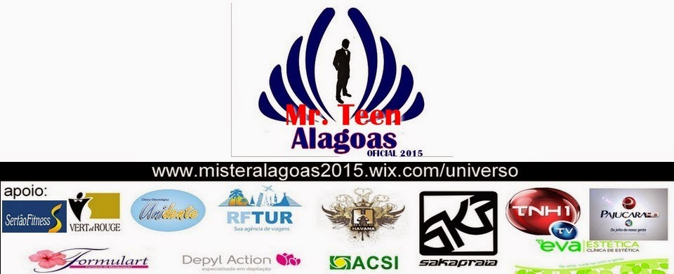 MISTER TEEN ALAGOAS OFICIAL 2015