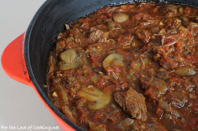 Beef and Mushroom Ragu over Rigatoni