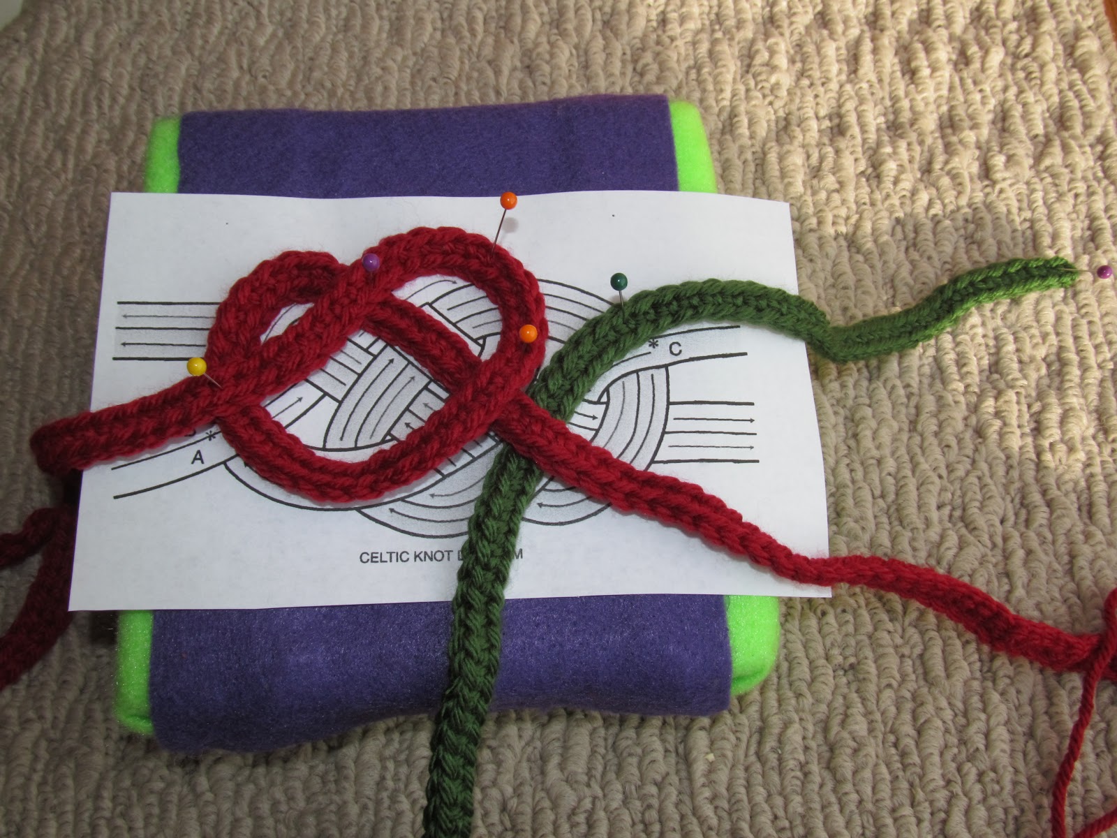 Celtic Knot Crochet Celtic Knot Belt and Bracelet Tips and Photos