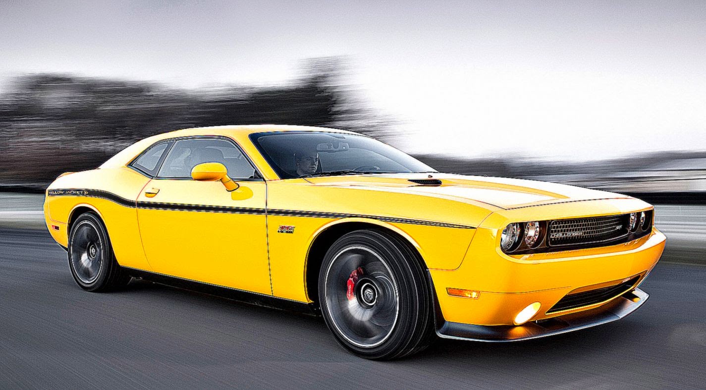 Dodge Challenger Yellow Car Wallpaper Hd