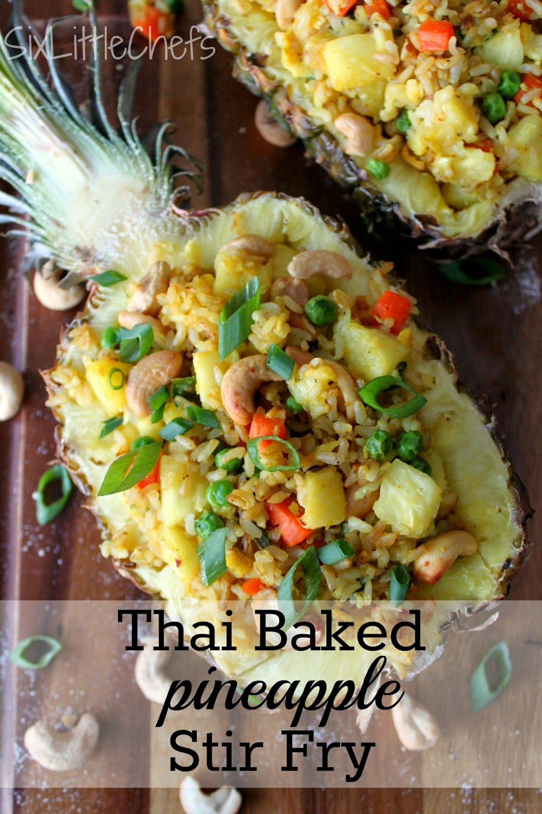 Six Little Chefs Thai Baked Pineapple Stir Fry