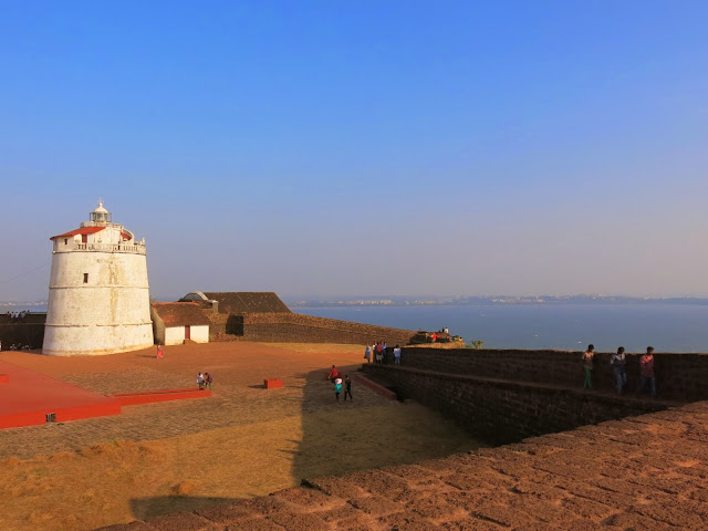 Fort Aguada, Sinquerim, Goa, India.