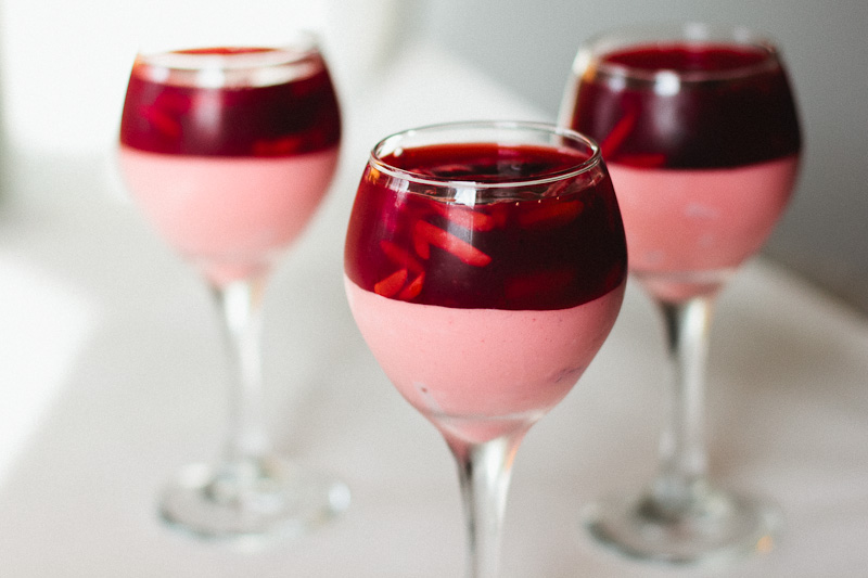 JelloADay Cheers to Cherries Jello Parfait