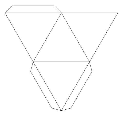 PAP Caja pirámide con Forma de Conejo. | Oh My Bebé!