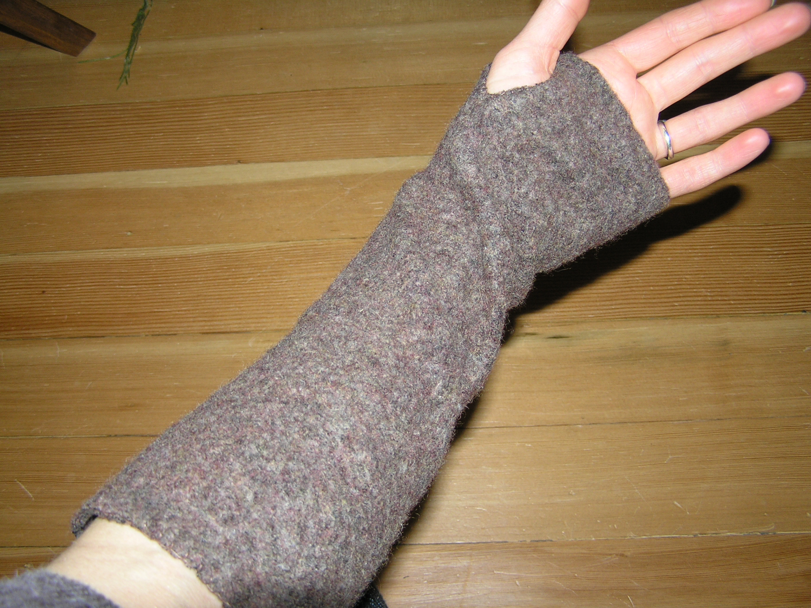 Never Waste a Shrunken Sweater How to Make Arm Warmers A Life