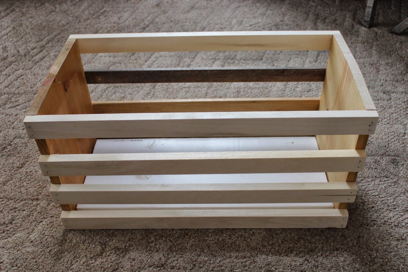 Happy At Home How to Make Your Own Rustic Crate