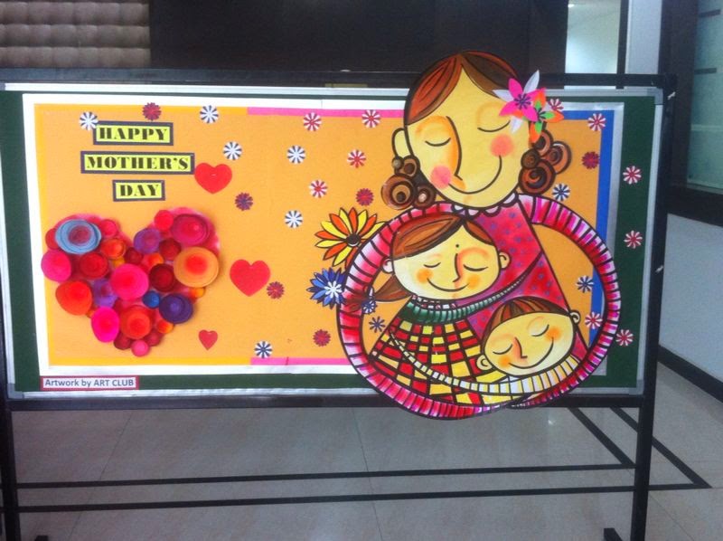 Art ,Craft ideas and bulletin boards for elementary schools Mother's
