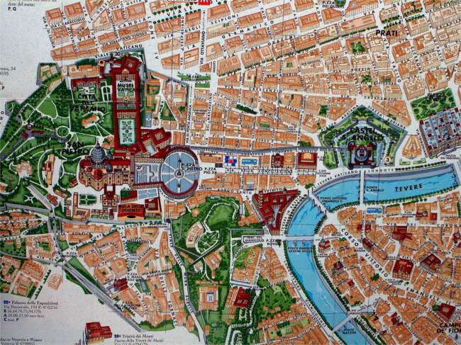 Vatican Map