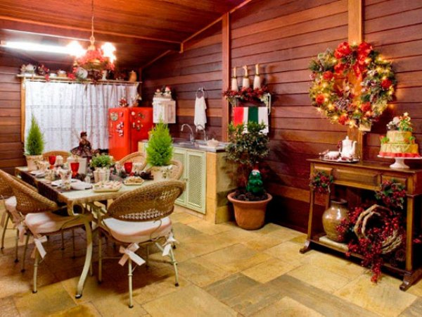 Ideas para decorar la cocina en navidad decoracion en el hogar