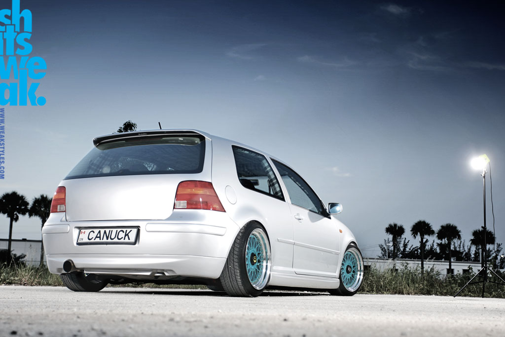 Slammed Vdub