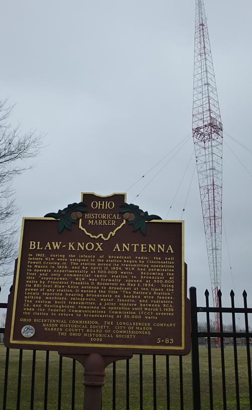 RADIOTIMETRAVELLER WLW And The BlawKnox Antenna