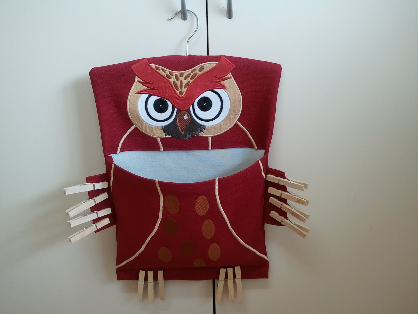 Made 'n Joined Embroidered Owl PegBag