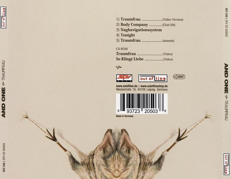 AND ONE - Traumfrau (EP 2006) .