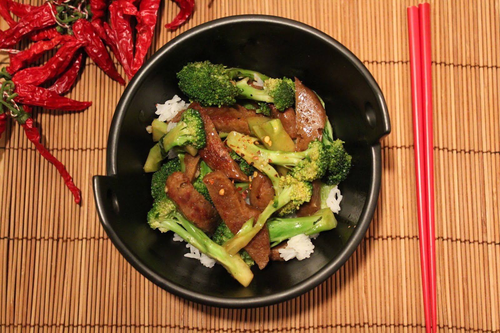 No Empty Fridge Seitan "Beef" and Broccoli Stirfry