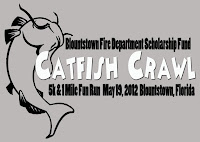 Blountstown Fire Department Scholarship Fund Catfish Crawl 5K, May 19, 2012, Blountstown, Florida Catfish Crawl 5K