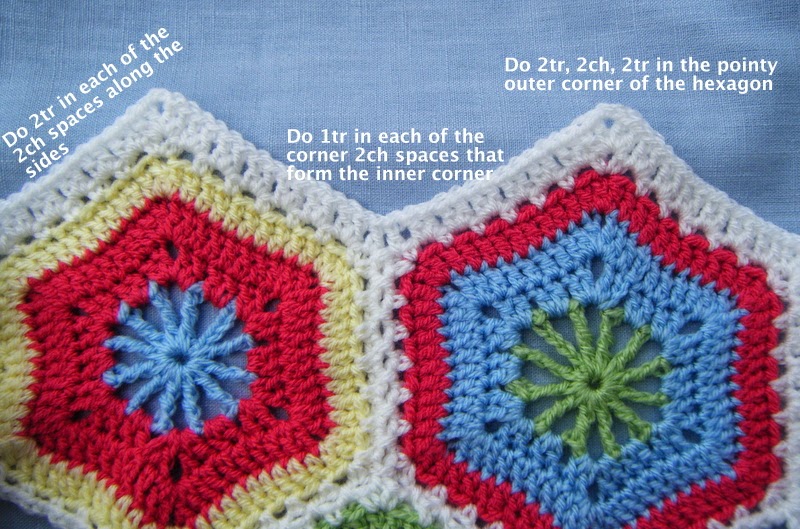 Magic Hexagon Blanket part 2