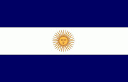 Estos son los colores originales de la Bandera Argentina creada por Manuel . bandera