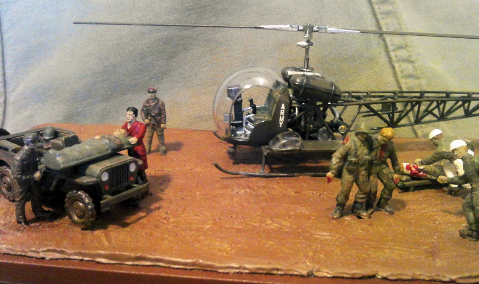 Harfang Perdu 1/72nd scale M*A*S*H diorama