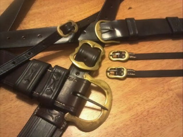 Some new buckles for a set of accoutrements En suite