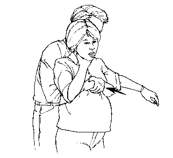 Hasil gambar untuk abdominal thrust pregnancy