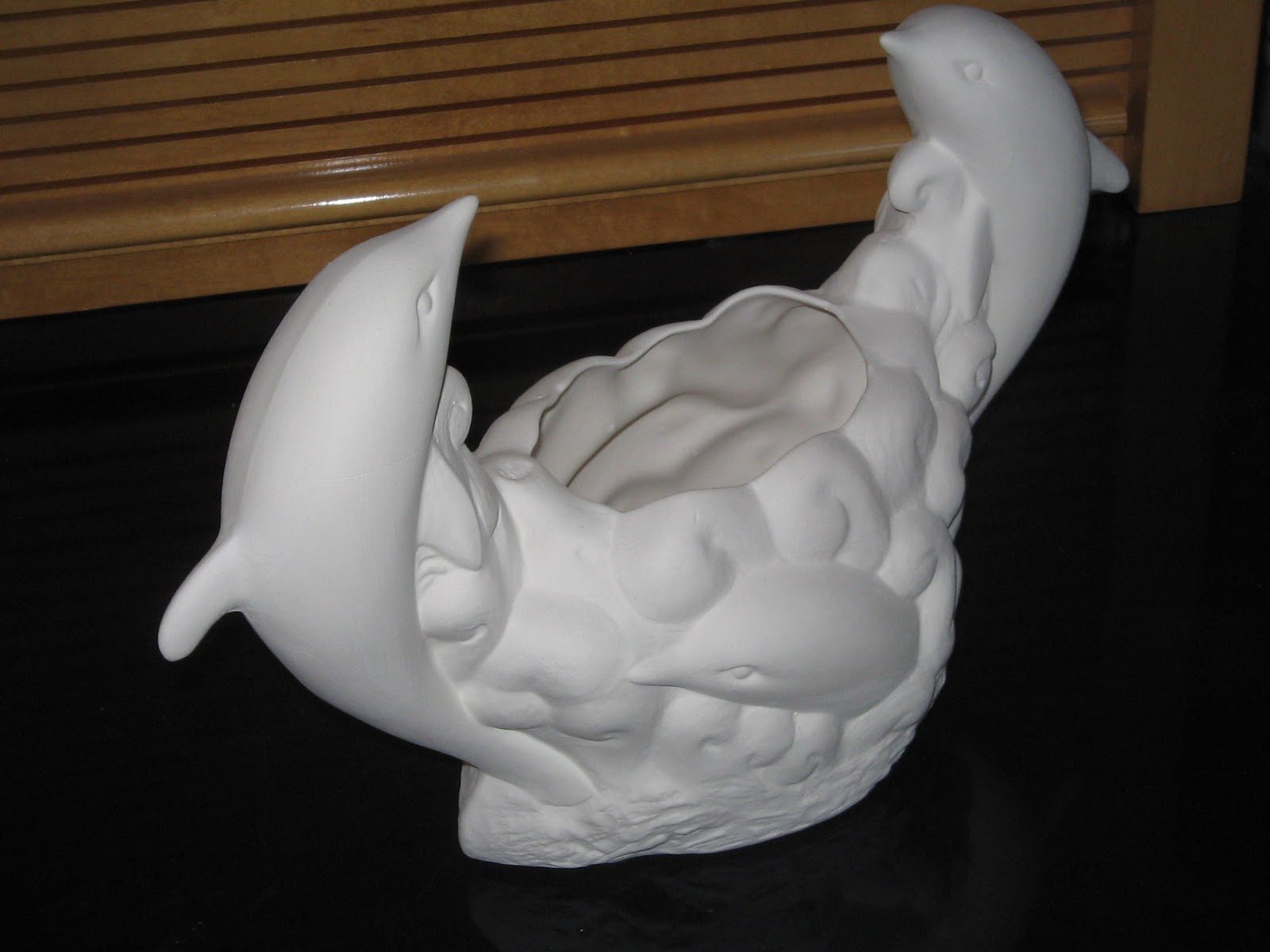 The Bisqueware Barn Blog Ready To Paint Dolphin Vase Ceramic Bisque