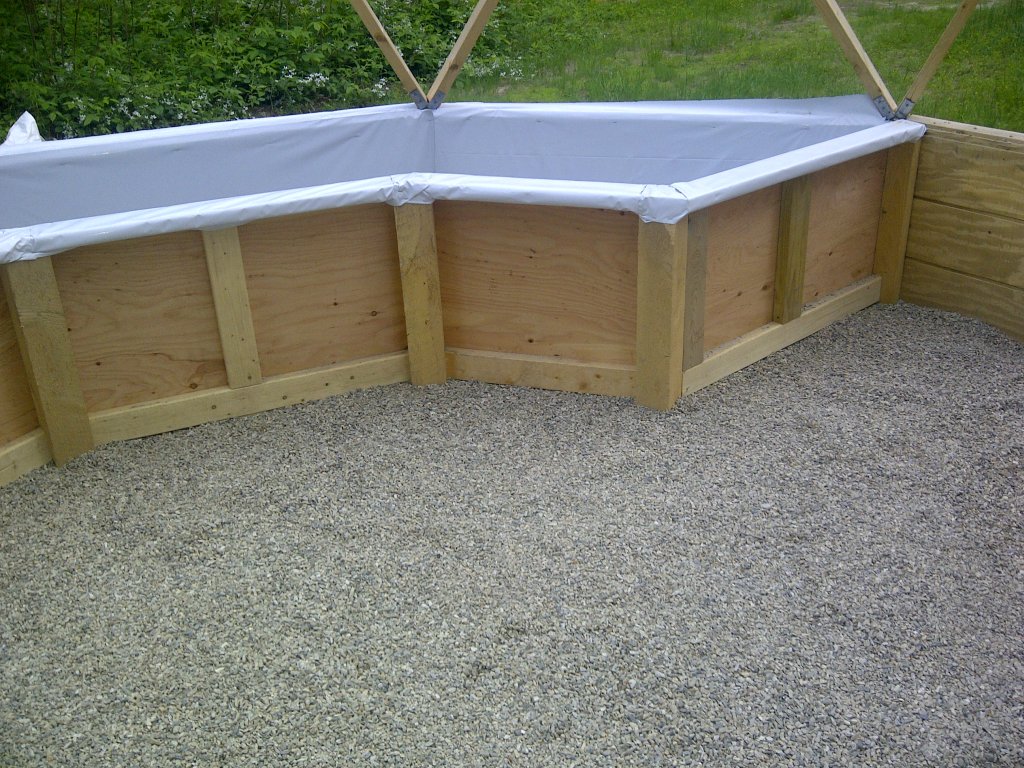 Alex's Geodesic Dome Greenhouse Grow Beds