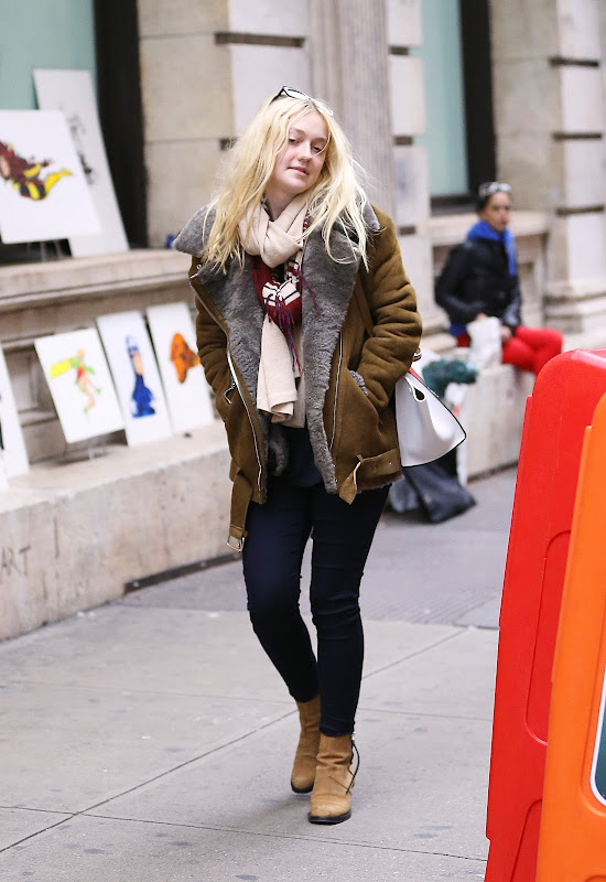 Dakota Fanning  Out & About in NYC