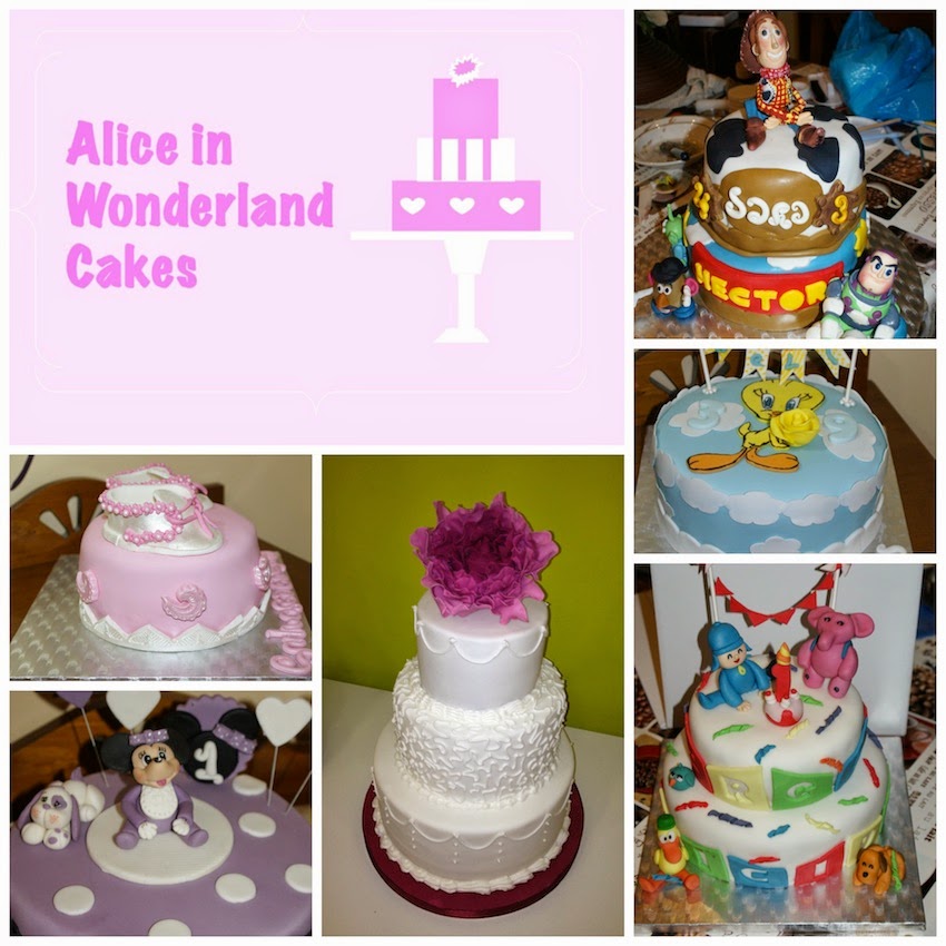 Alice in Wonderland Cakes