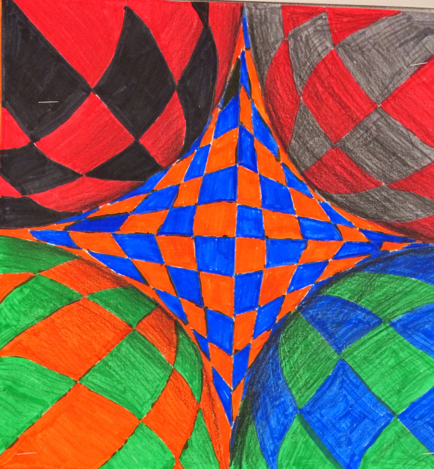 Art. Paper. Scissors. Glue! Op Art