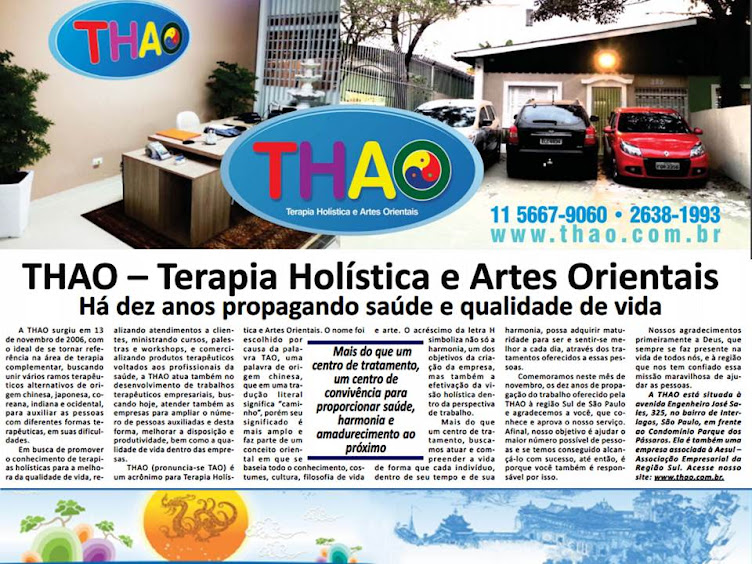 THAO - Terapia Holística e Artes Orientais