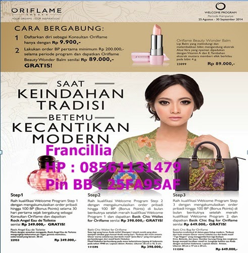 Join Oriflame Rp 9.900