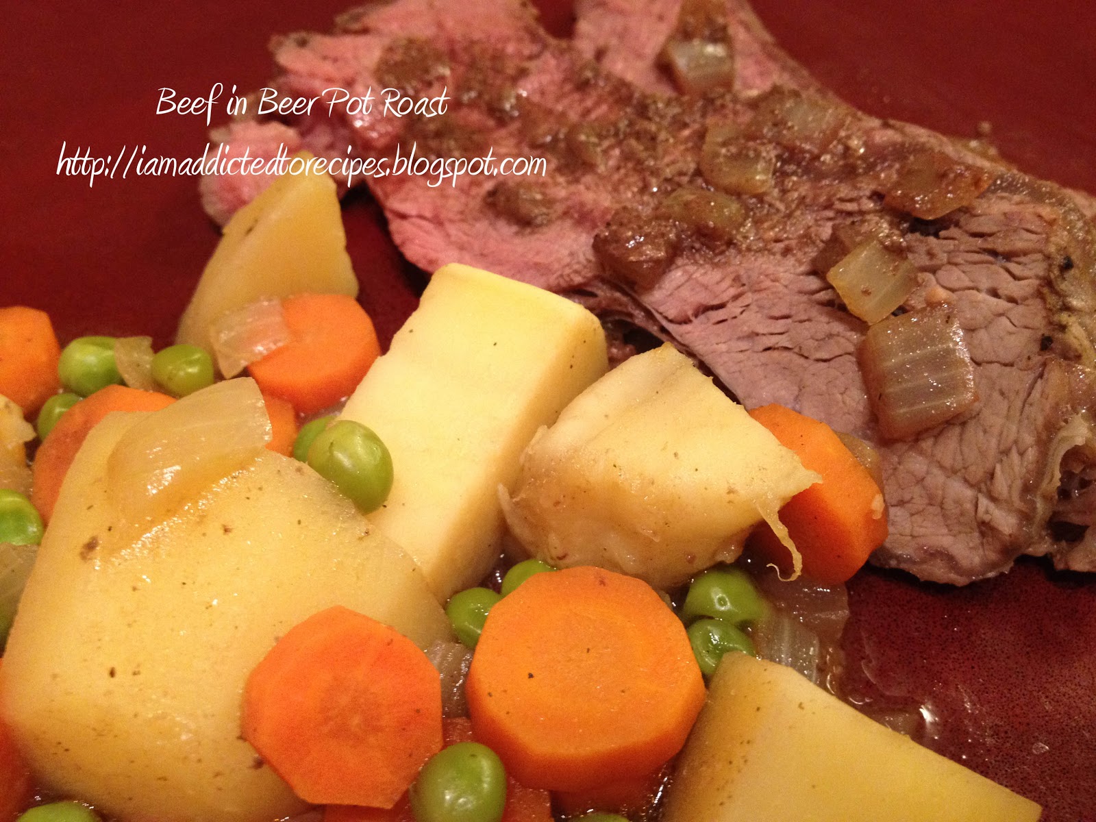 Addicted to Recipes Beef in Beer Pot Roast Slow Cooker Thursday