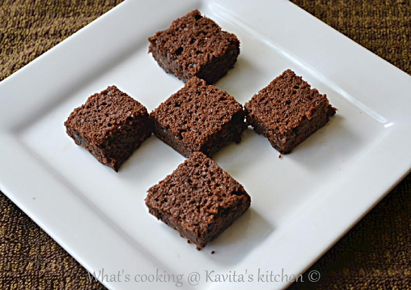 What's cooking Kavita's kitchen? Eggless Coffee liqueur brownies