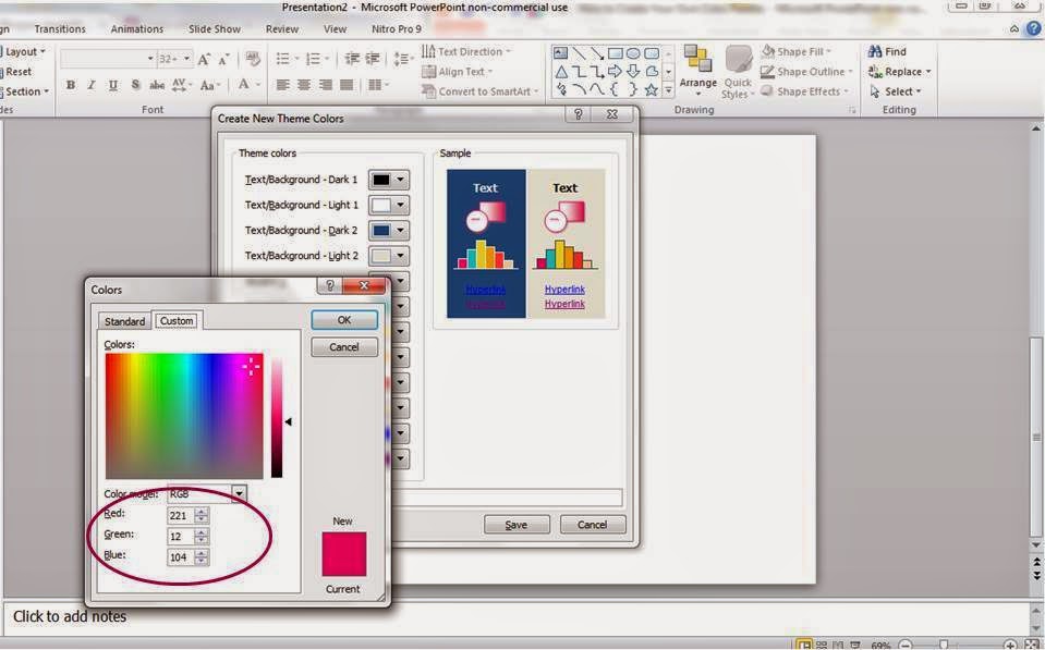 AppleSlices How to Create Your Own Color Palette in PowerPoint