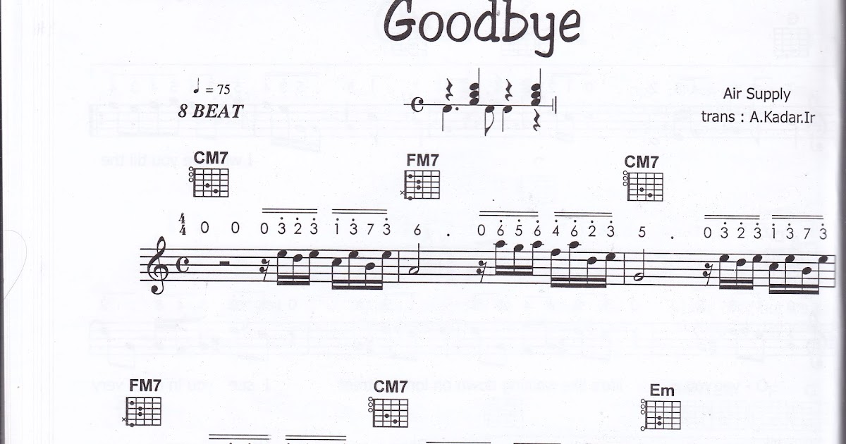 PIANO UNGU Chord Piano Goodbye ( Air supply ) PIANO UNGU Chord Piano Goodbye ( Air supply )