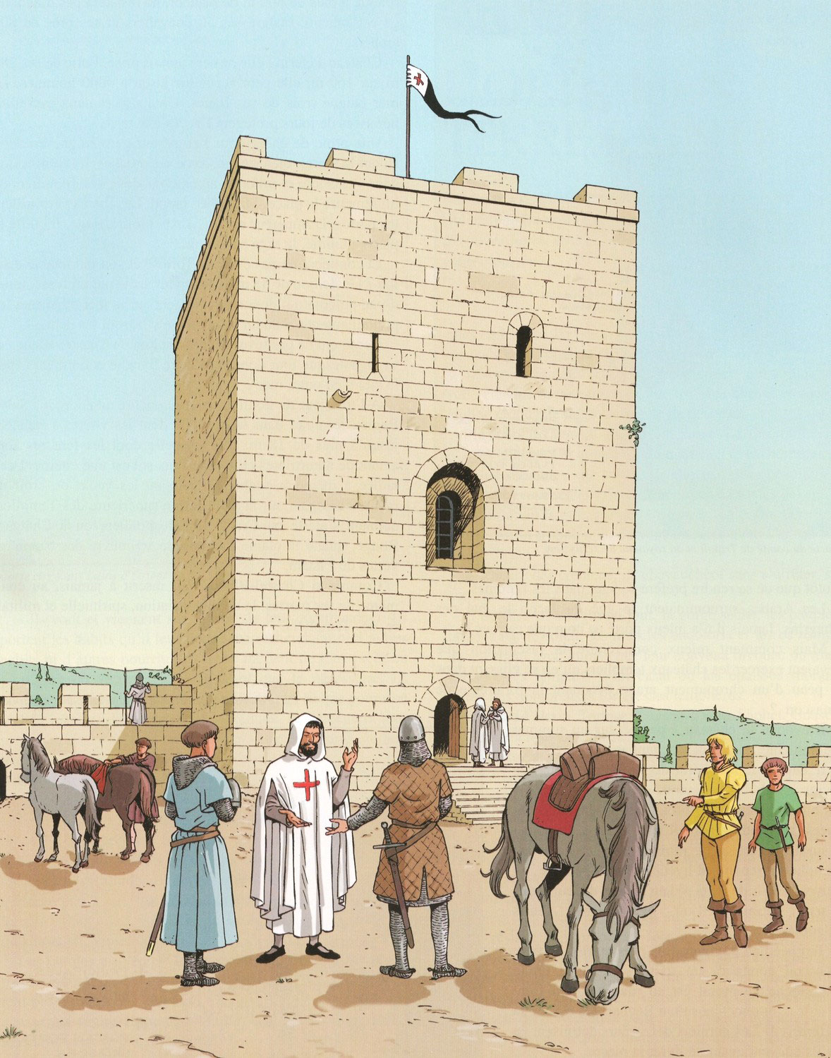 La tour de Safita en BD