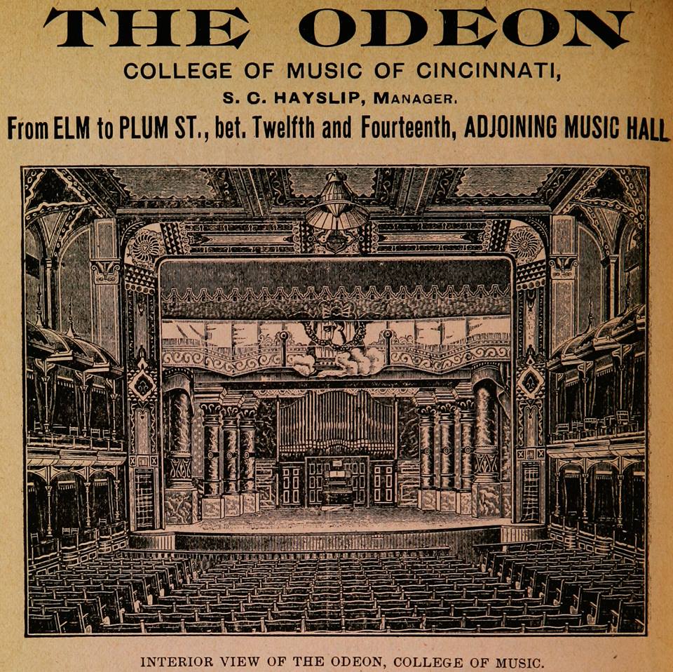 Digging Cincinnati History The Odeon Cincinnati College of Music