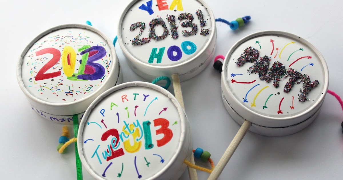 Worth Pinning How to Make New Year's Eve Noise Makers