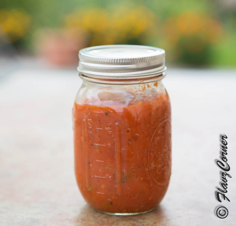 Homemade Tomato Basil Sauce