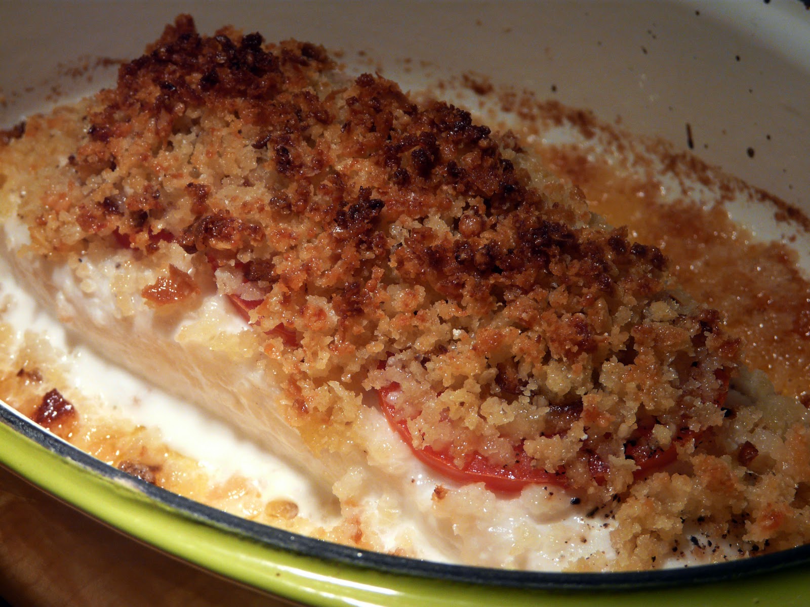 Thibeault's Table Italian Style Baked Halibut