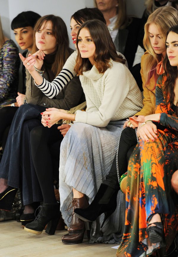 Hills Freak: Olivia Palermo: Front Row at Erdem AW 2011 