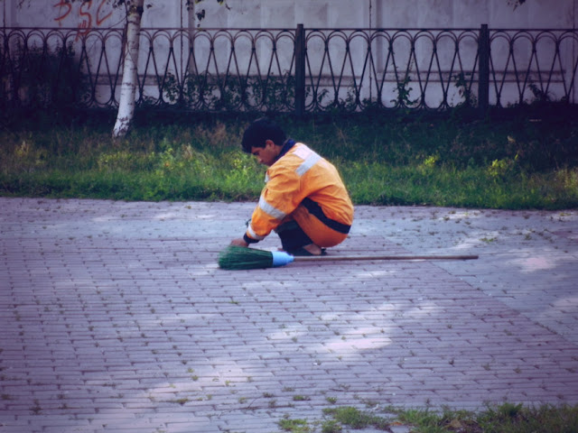 Moscow migrant workers