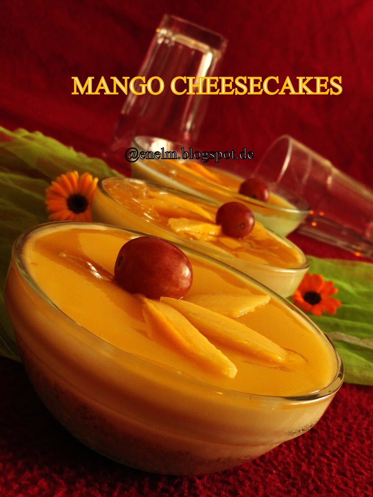 Eat n Eat little More No bake Eggless Gelatin free Mango Cheese Cake