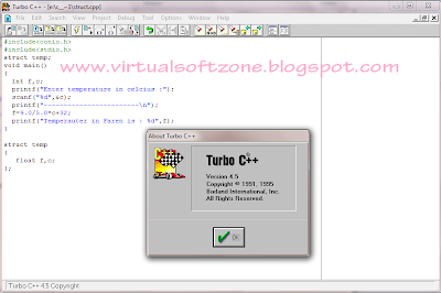 Software-Turbo c++ 4.5 full version For Windows 7 C+++pic