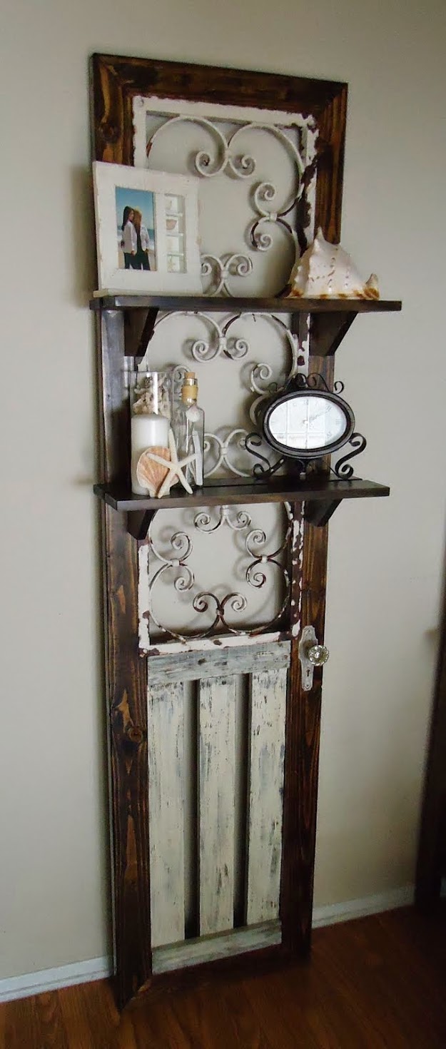 Vintage Wrought and Wood Accent Piece - SOLD