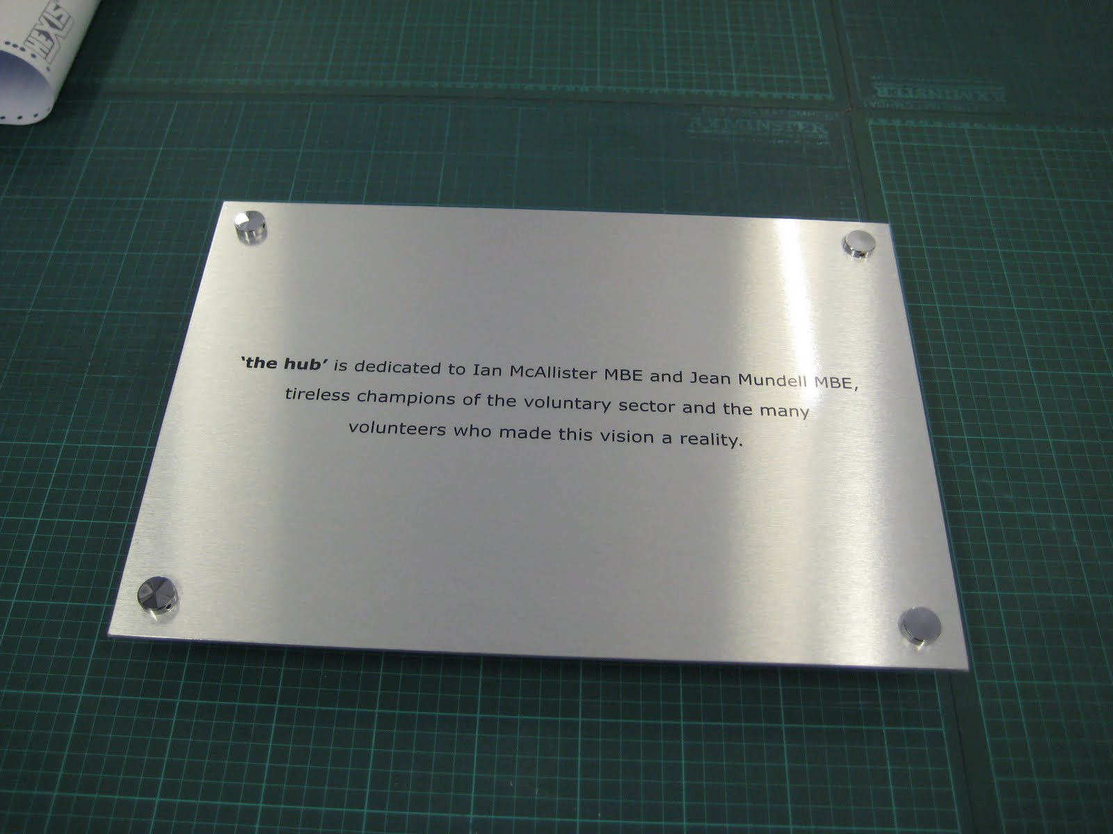 Signage work by Creative Sign and Design Ltd, Warwickshire Perspex